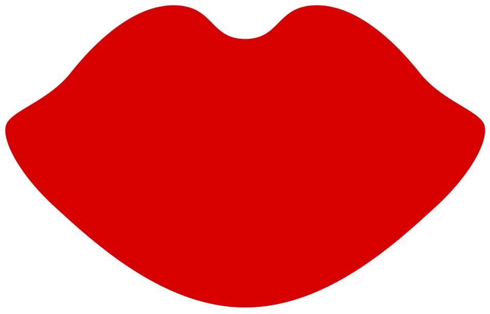 Lábios Vermelhos Estilizados Beleza Png Grátis Para Baixar