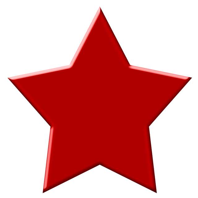 Estrela Vermelha Em Relevo Símbolos Png Grátis Para Baixar