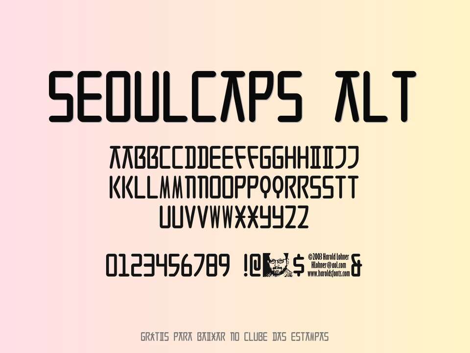 Fonte Seoulcaps Alt Grátis Para Baixar