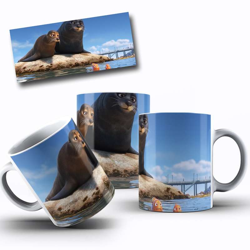 Arte Para Caneca Busca Por Dory Personagens Animação 21