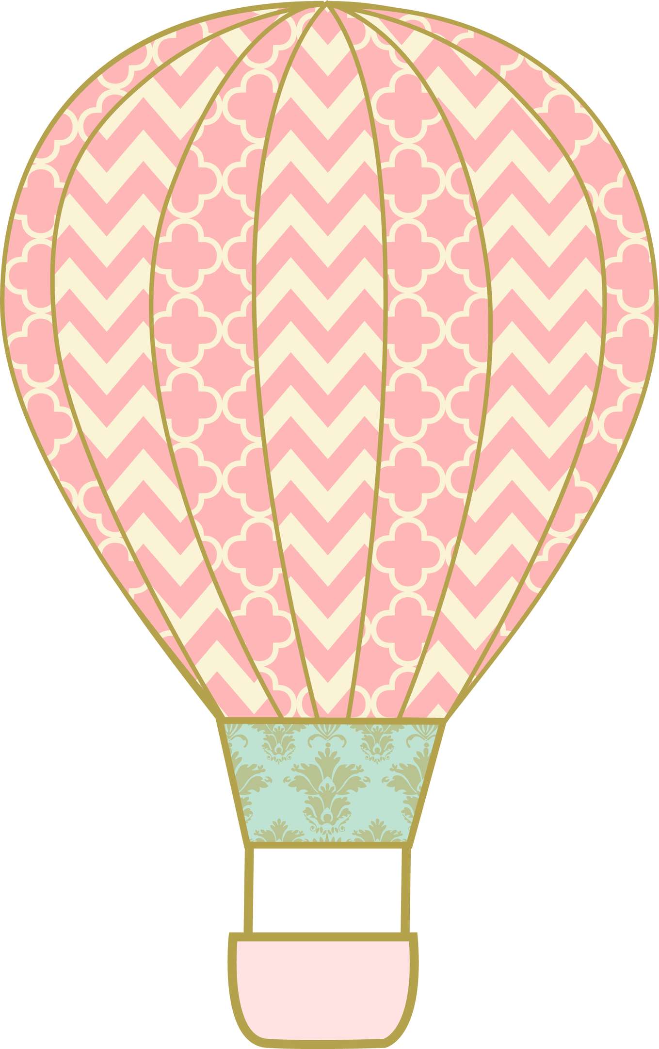 Balão De Ar Quente Decorativo Decoração Png Grátis Para Baixar Vetor