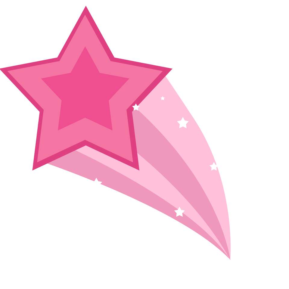 Estrela Rosa Com Efeito Brilho Celebração Png Grátis Para Baixar