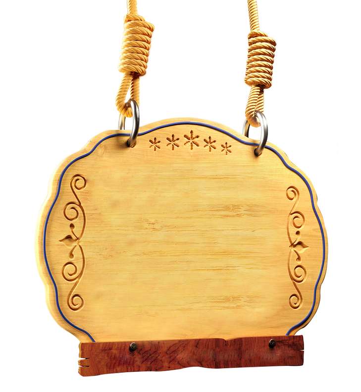 Placa Decorativa De Madeira Decoração Png Grátis Para Baixar