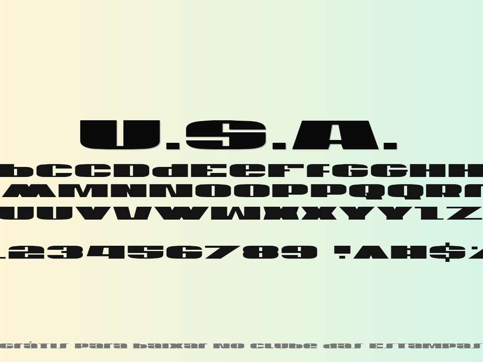 Fonte U.s.a Gold-26