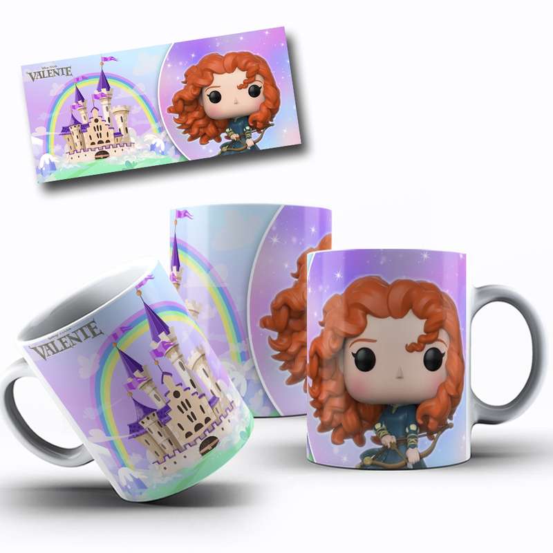 Arte Para Caneca Princesas Funko (8)