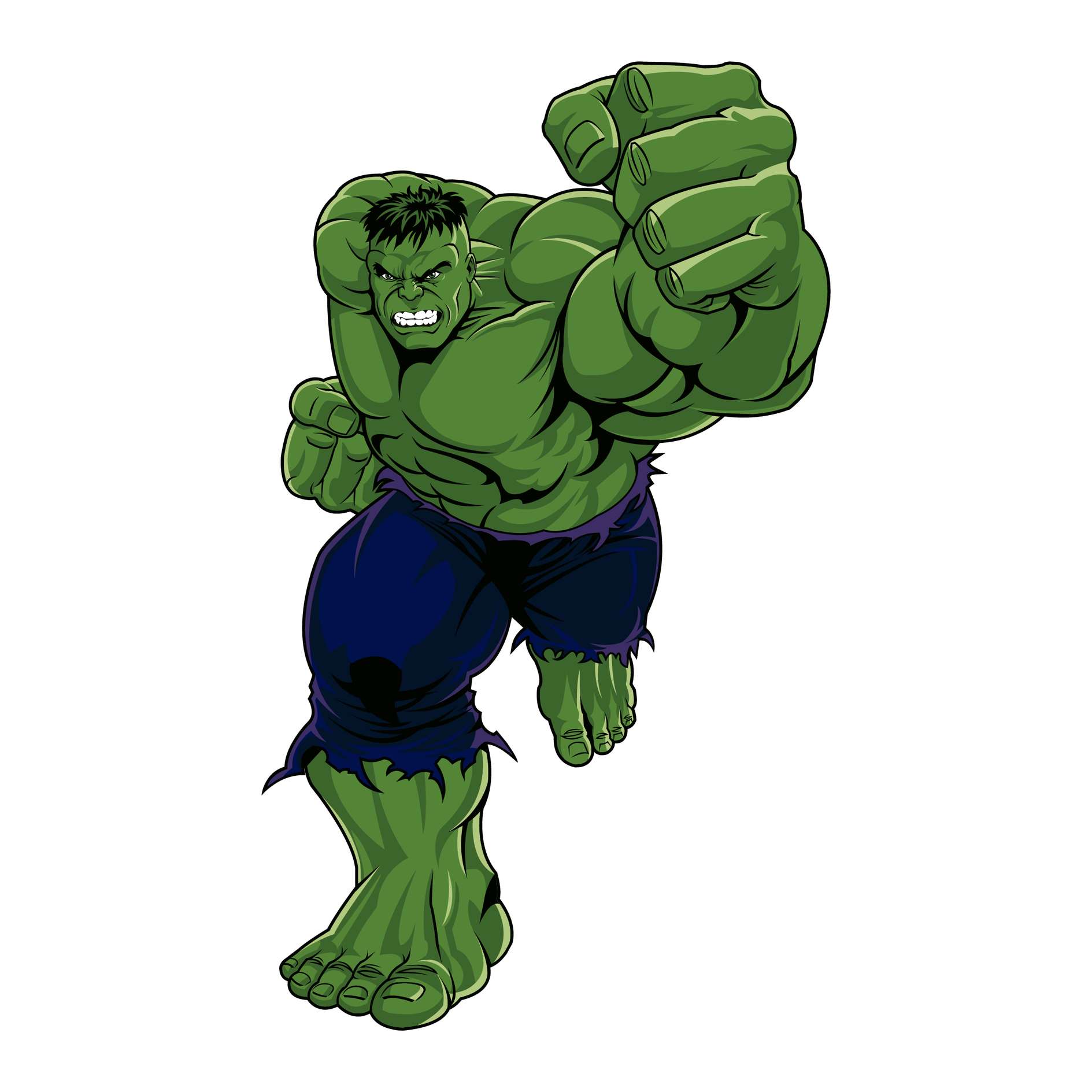 Hulk Musculoso Verde Super Heróis Png Grátis Para Baixar