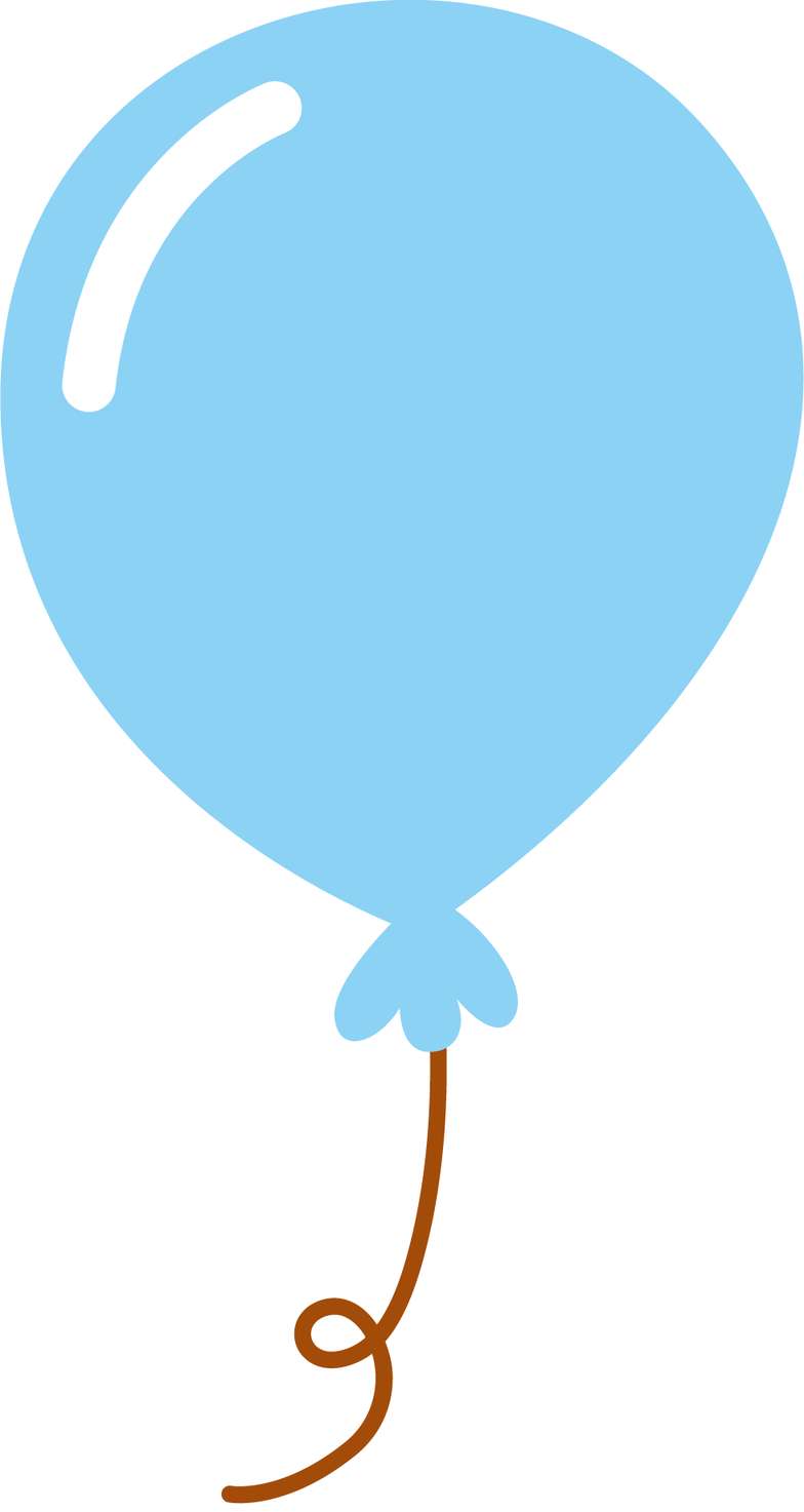 Balão Azul Claro Festa Png Grátis Para Baixar