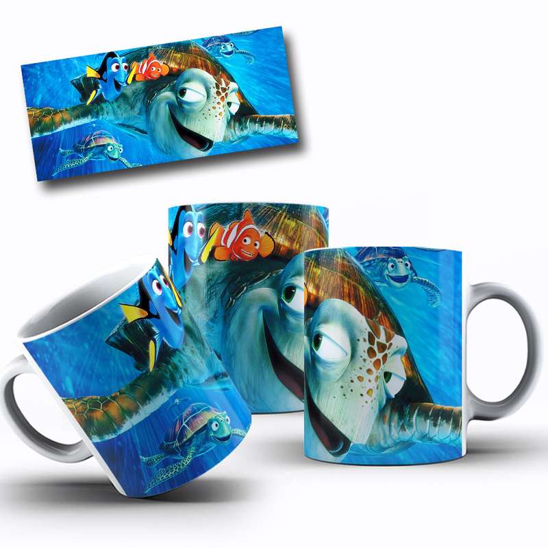 Arte Para Caneca Nemo E Amigos Cartoon 6