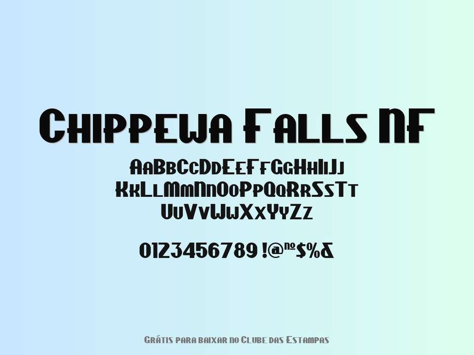 Fonte Chippewa Falls Nf Grátis Para Baixar