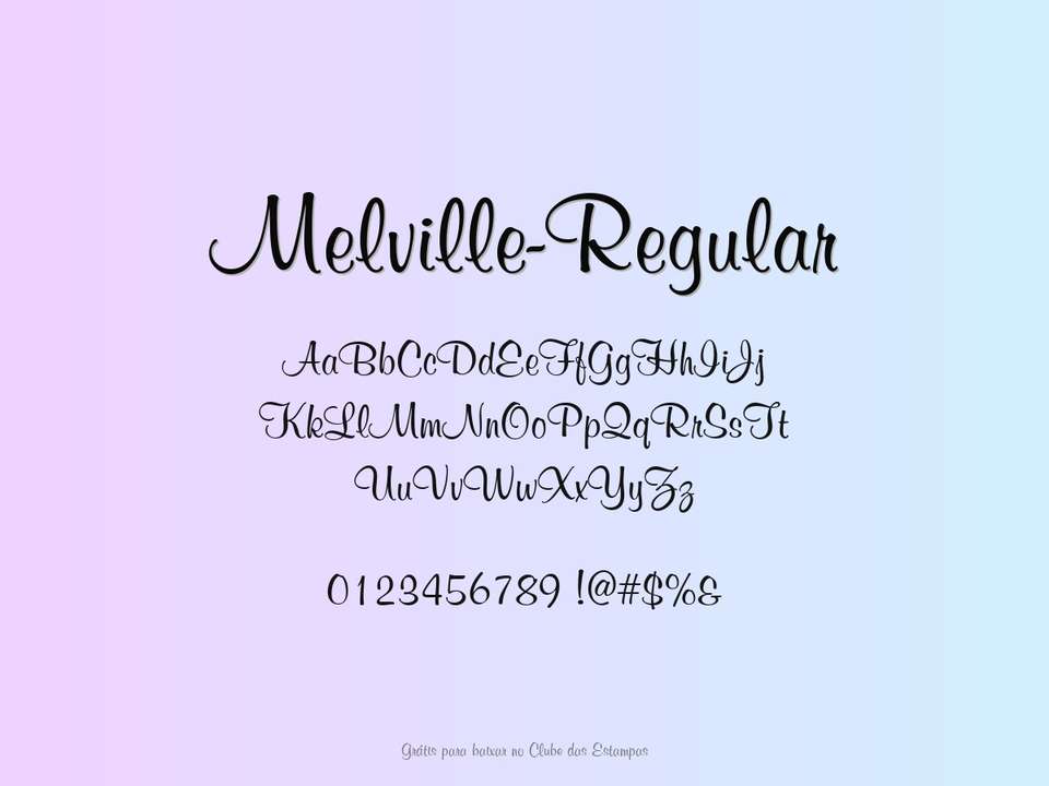 Fonte Melville Regular Grátis Para Baixar