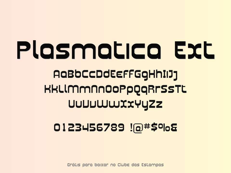 Fonte Plasmatica Ext Grátis Para Baixar