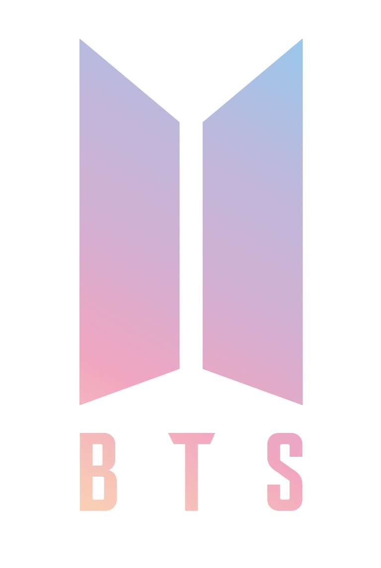 Logotipo Artístico Bts Pastel Música Pop Png Grátis Para Baixar