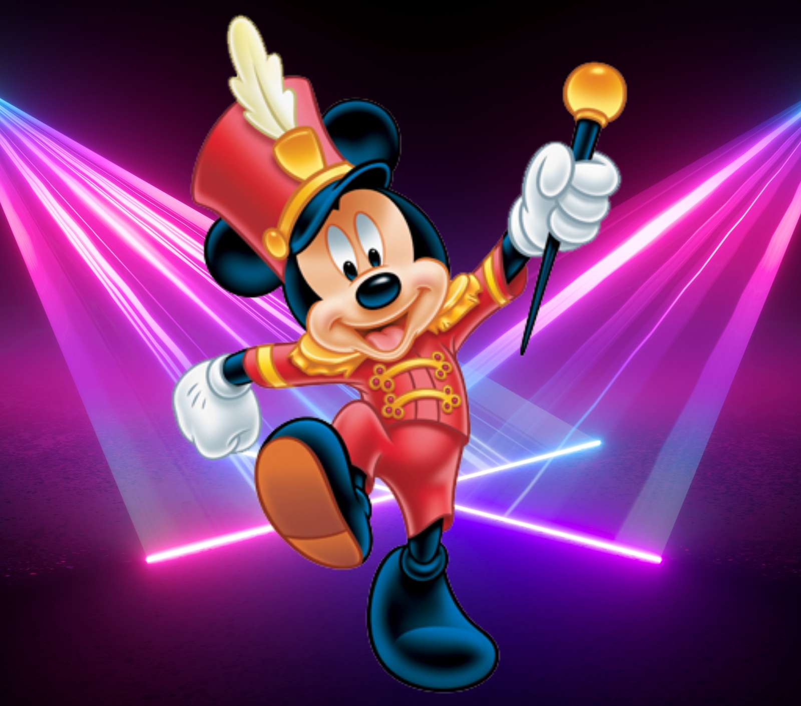 Mickey Mouse Em Show De Palco Vibrante Desenho Animado Png Arte Para Caneca Grátis Pra Baixar