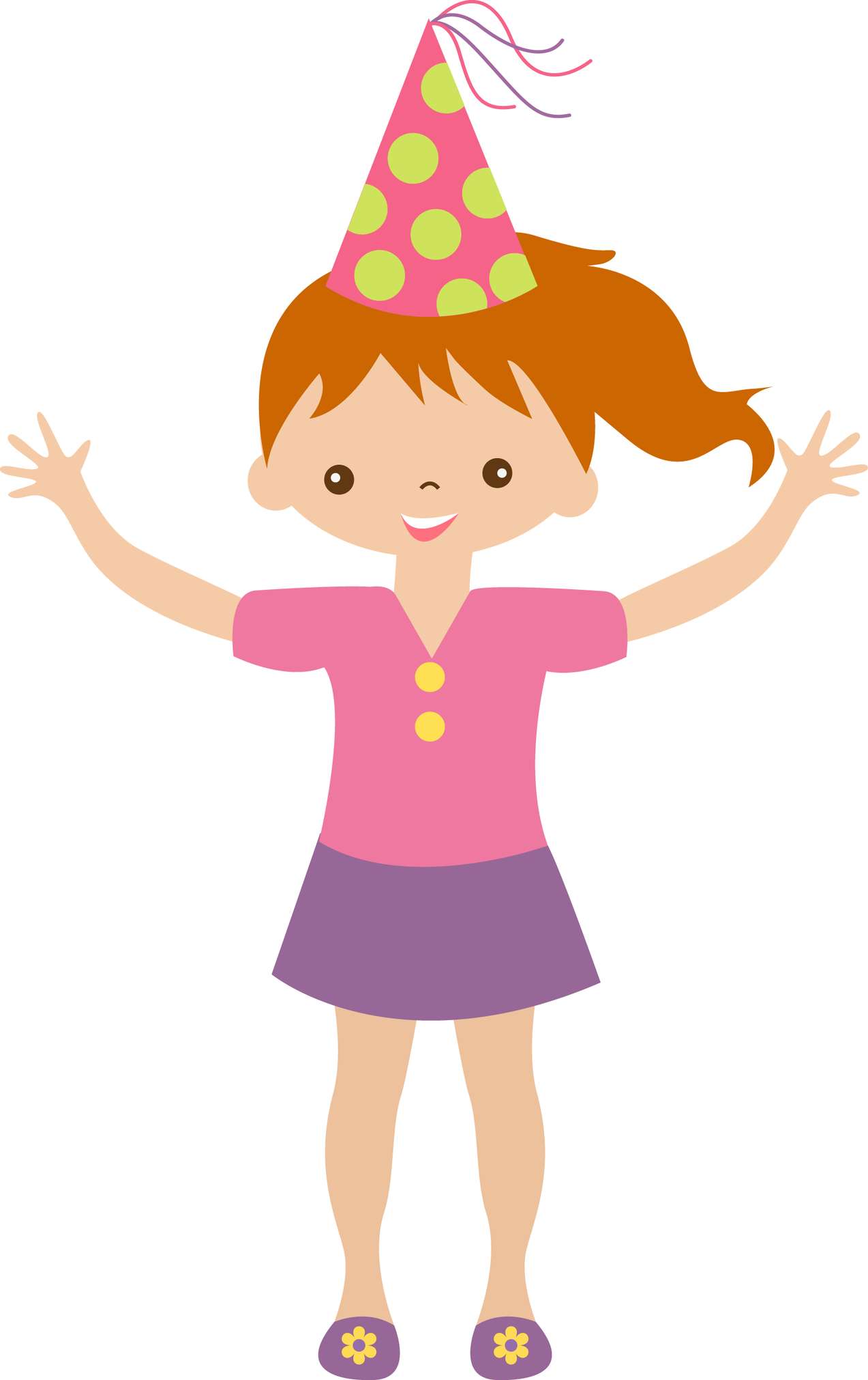 Elemento Menina Aniversário Png (10)