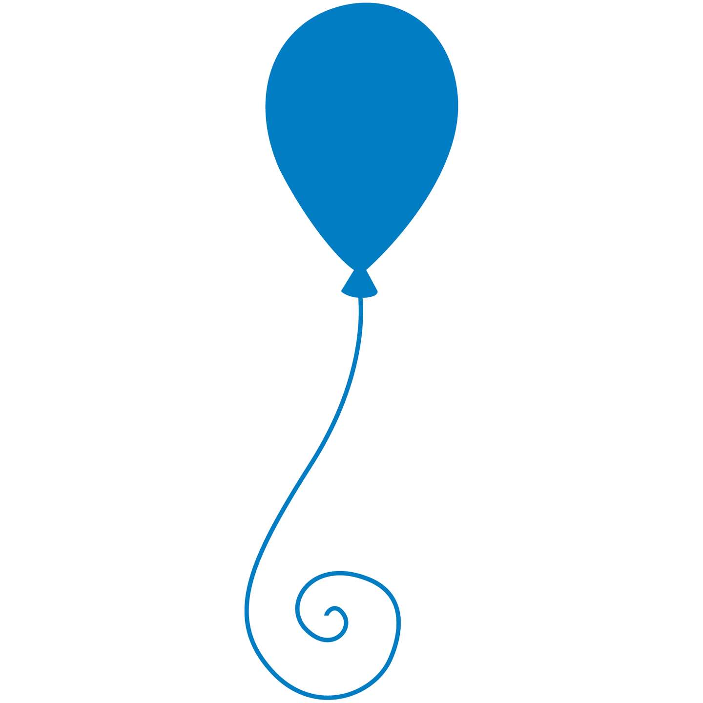 Balão Azul Flutuante Festas Png Grátis Para Baixar