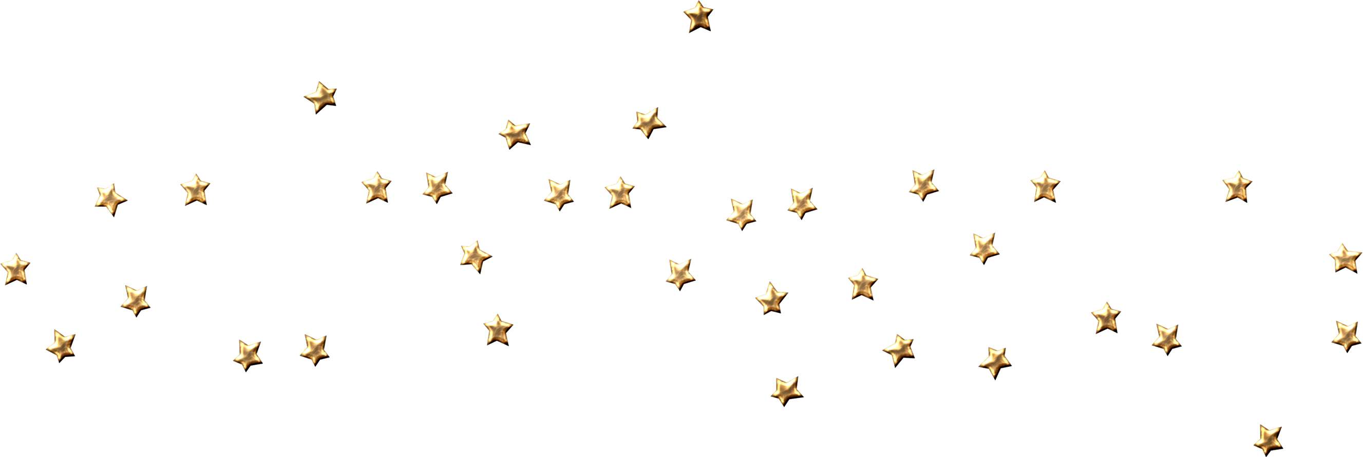 Estrelas Douradas Brilhantes Celebração Png Grátis Para Baixar