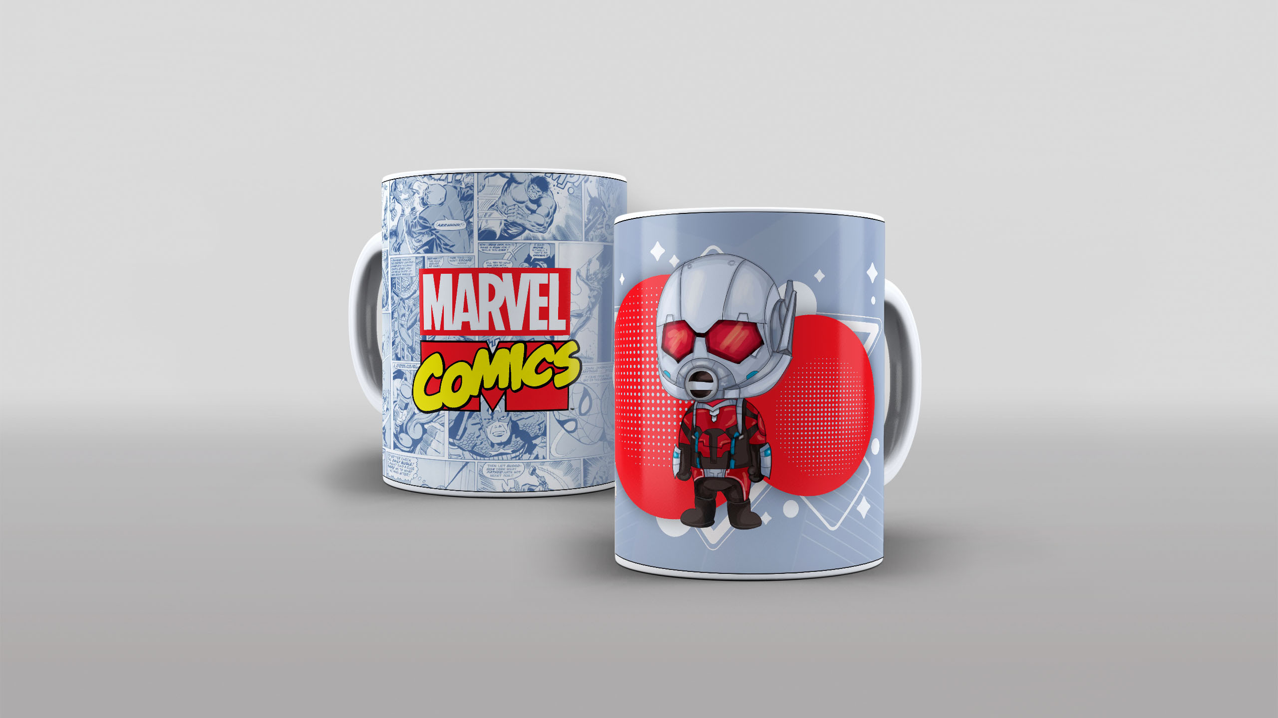 Arte Caneca Marvel Comics Heróis Cute Fofo Baby (4)