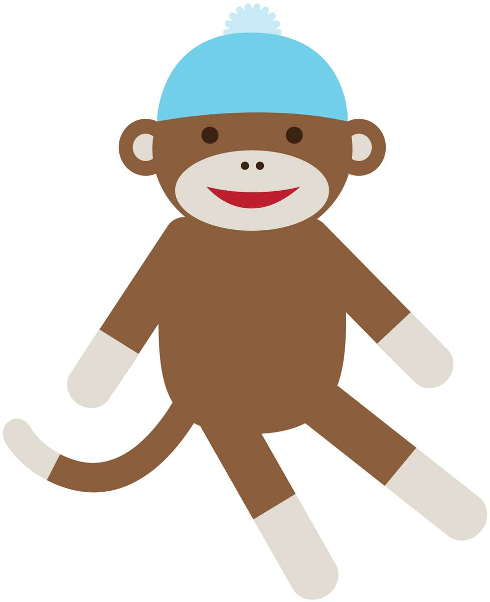 Elemento Macaco Cufe Fofo Fofa Png (48)