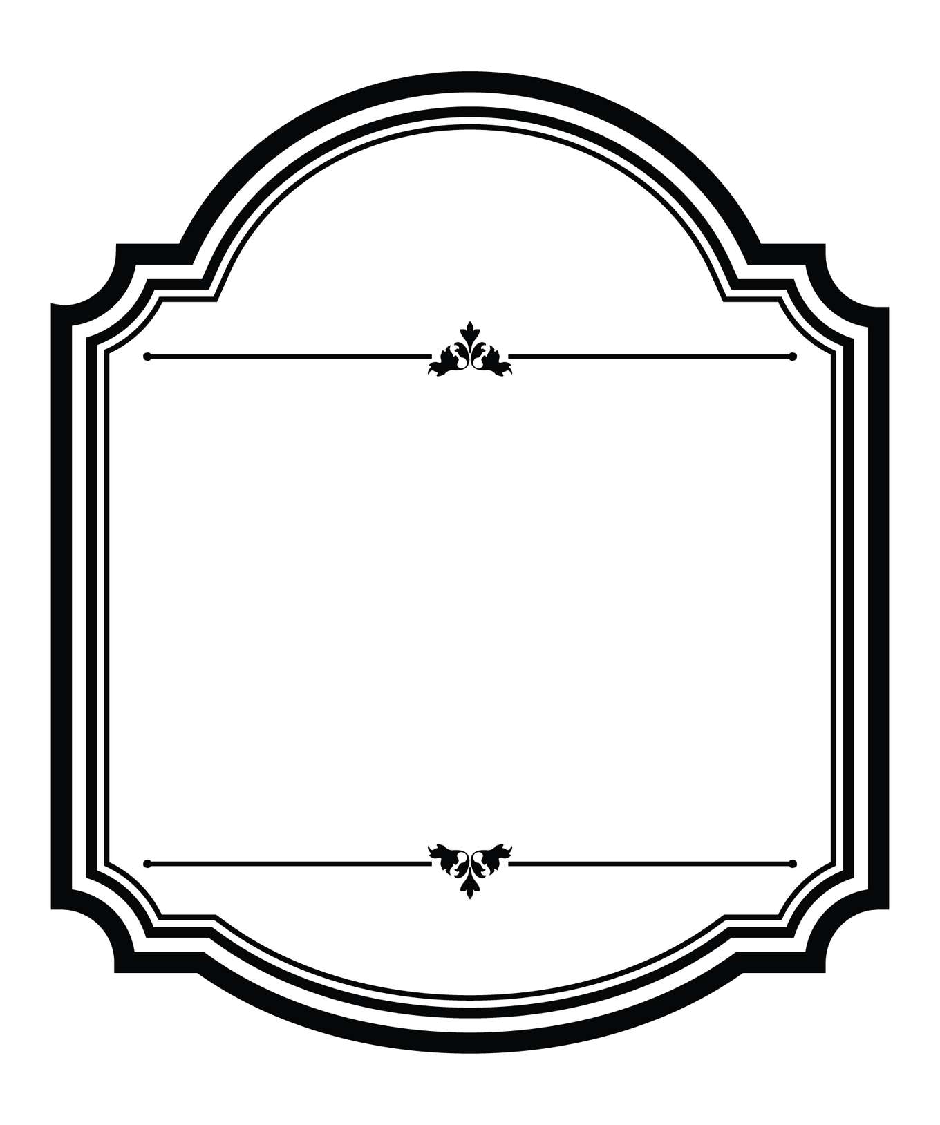 Moldura Decorativa Elegante Decoração Png Grátis Para Baixar Arte