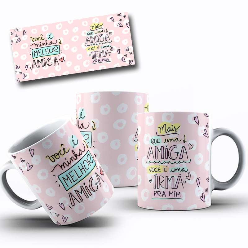 Arte Pra Caneca Amizade (18)