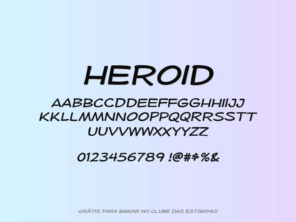Fonte Heroid Grátis Para Baixar