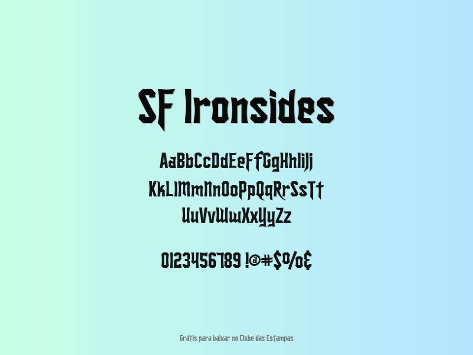 Fonte Sf Ironsides Grátis Para Baixar