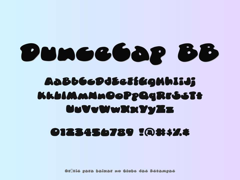 Fonte Duncecap Bb Grátis Para Baixar