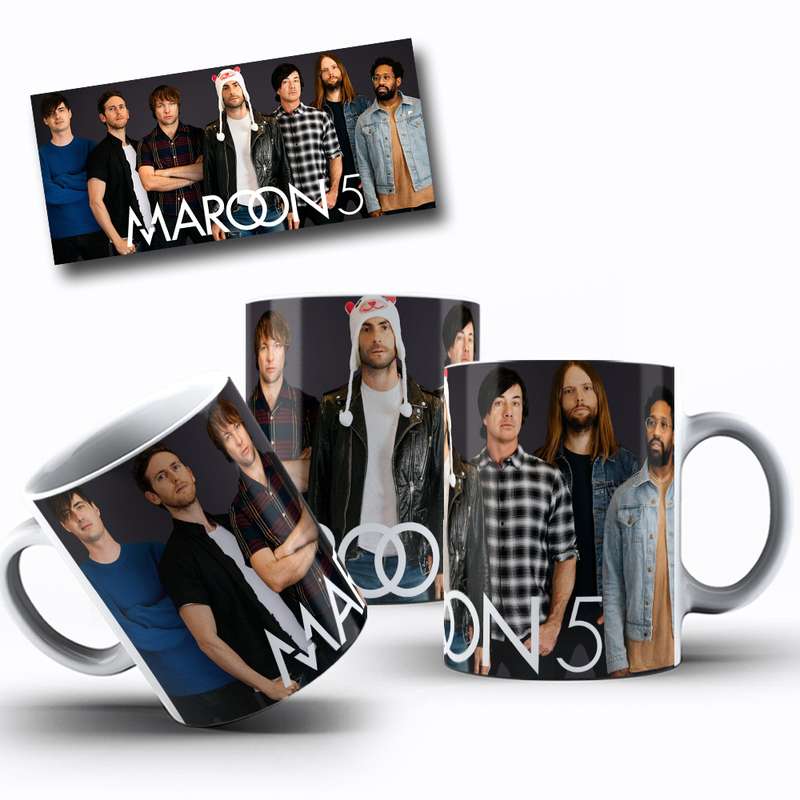 Arte Para Caneca Maroon 5 Banda 2