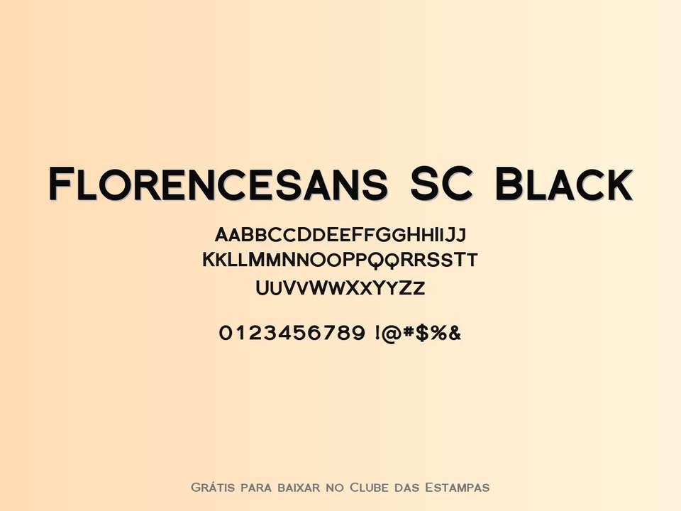 Fonte Florencesans Sc Black Grátis Para Baixar