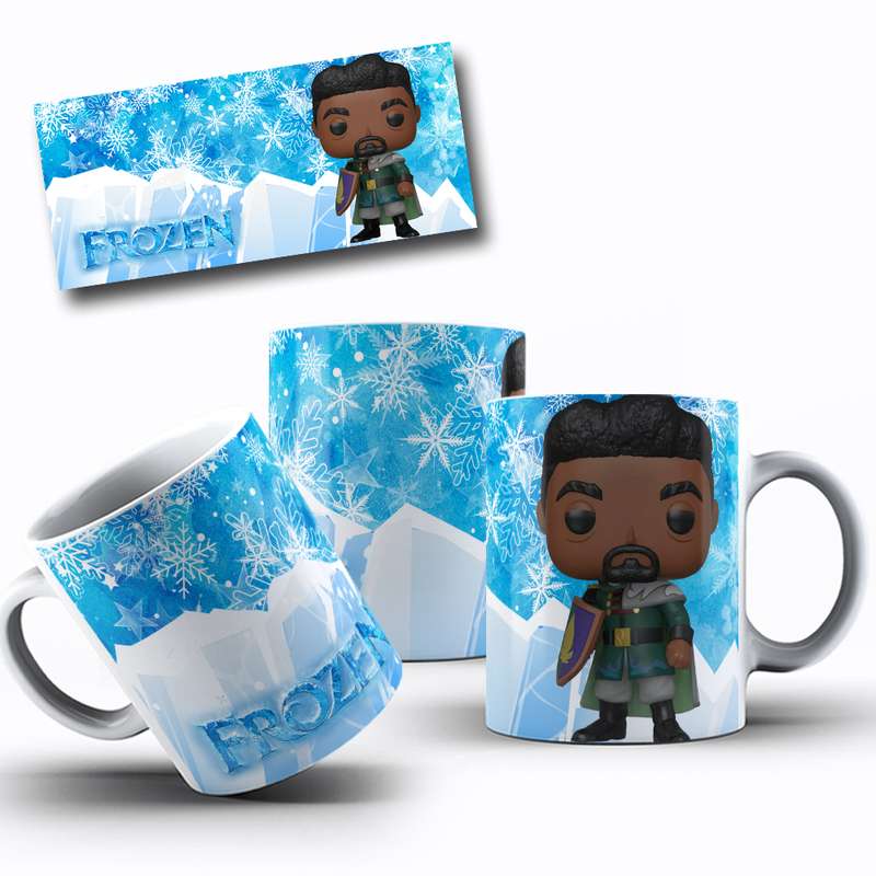 Arte Para Caneca Frozen Funko (10)