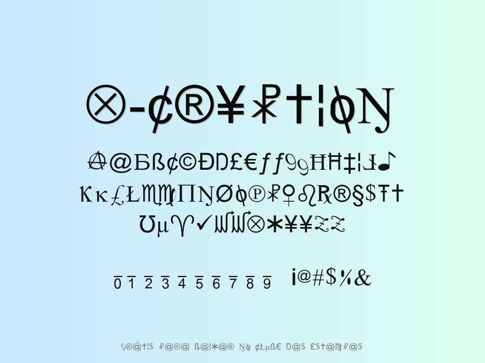 Fonte X Cryption Grátis Para Baixar