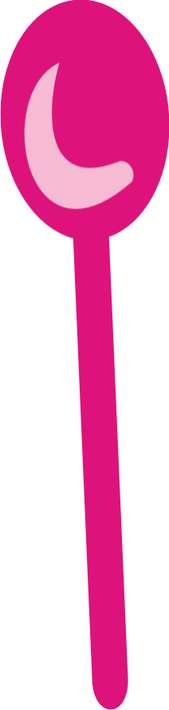 Colher De Servir Rosa Utensílios Png Grátis Para Baixar