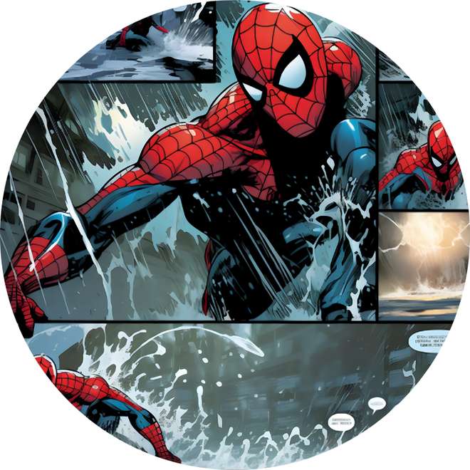 Ilustração De Homem Aranha Em Ação Super Heróis Png Arte Para Caneca Grátis Pra Baixar Digital-14