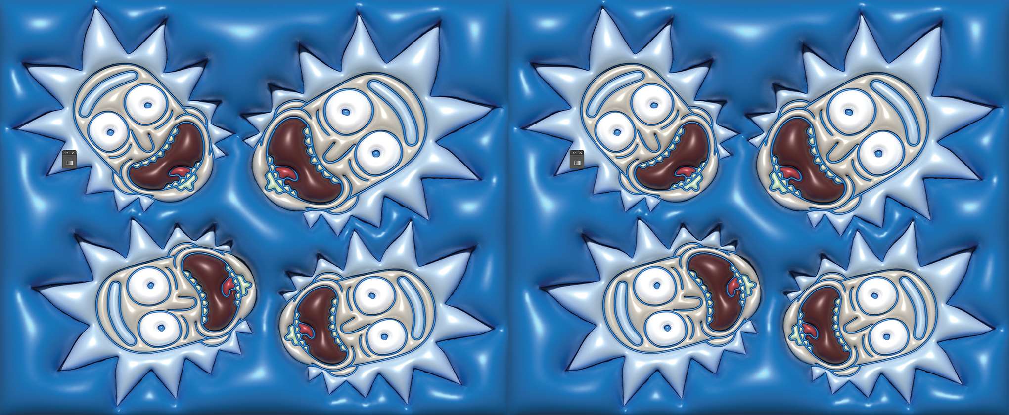 Rosto Cartoon Estilizado Em Padrão Repetitivo Personagens De Desenho Png Arte Para Caneca Grátis Pra