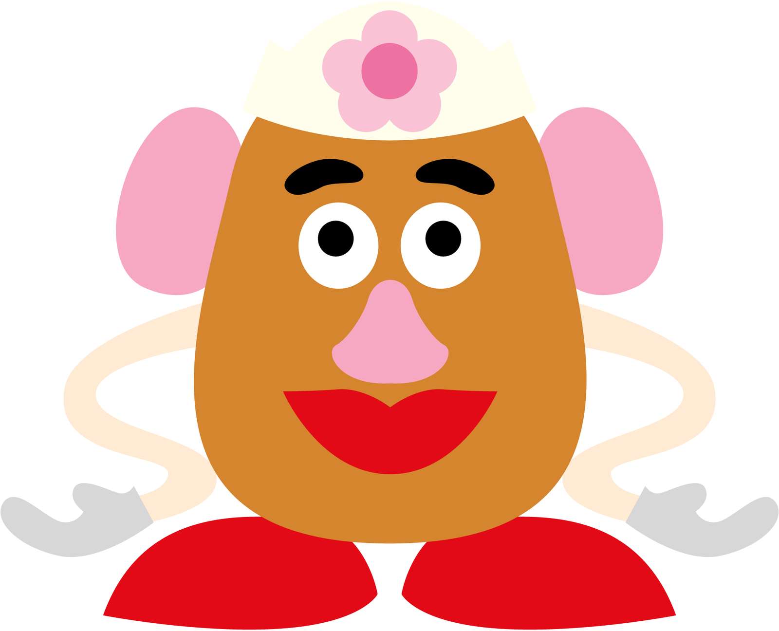 Personagem Cartoon Com Flores Personagens Png Grátis Para Baixar