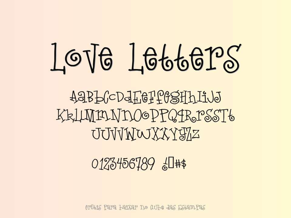 Fonte Love Letters Grátis Para Baixar