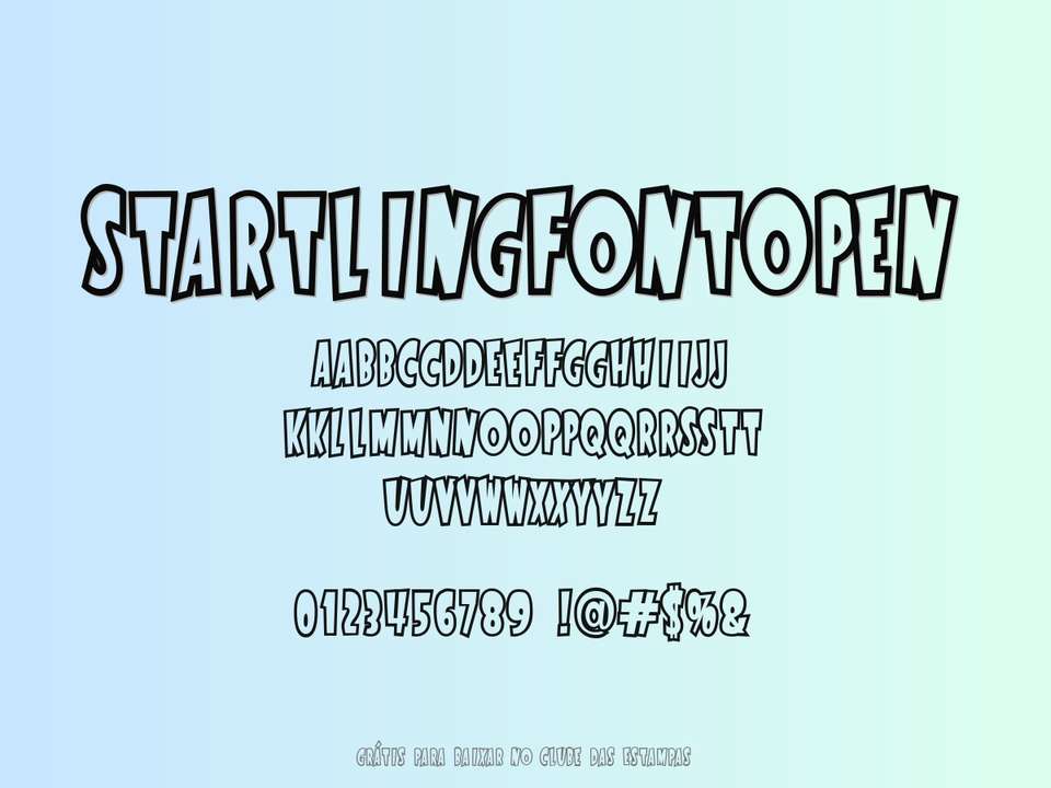 Fonte Startlingfontopen Grátis Para Baixar