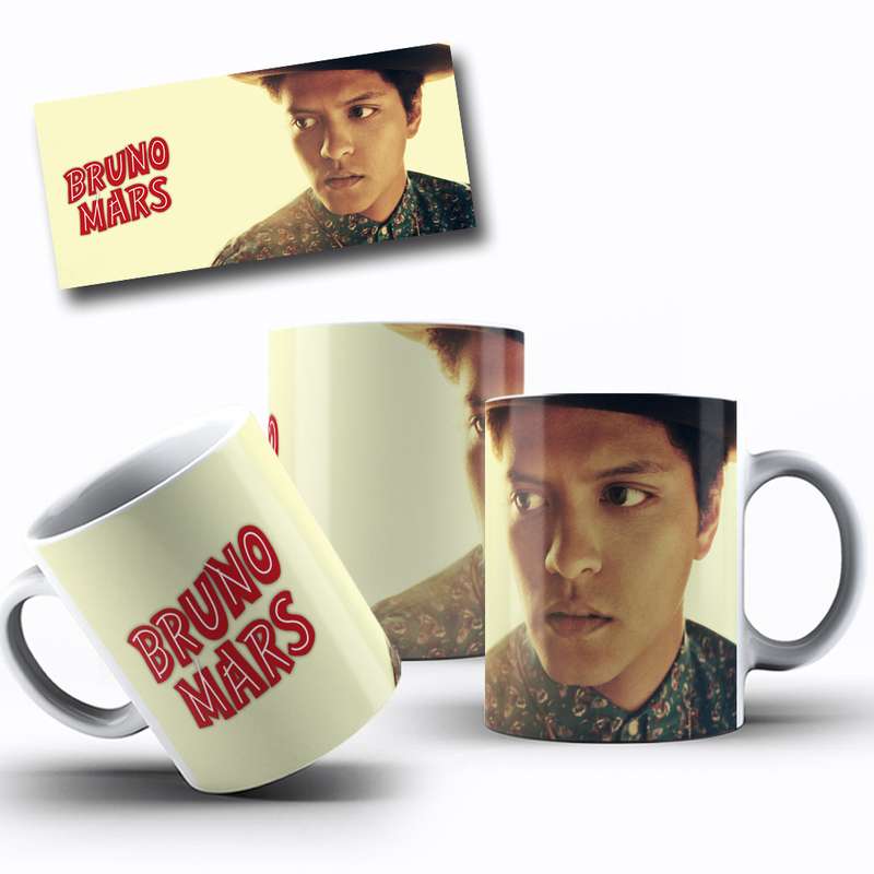 Arte Para Caneca Bruno Mars Cantor 5