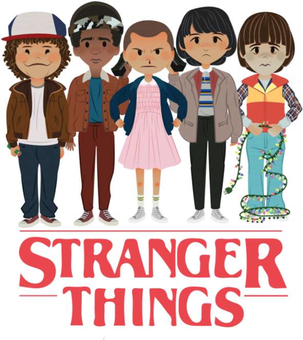 Personagens Stranger Things Cultura Pop Png Grátis Para Baixar
