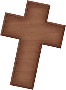 Patch De Cruz Marrom Símbolo Png Grátis Para Baixar