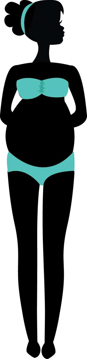 Silhueta De Mulher Grávida Maternidade Png Grátis Para Baixar Design