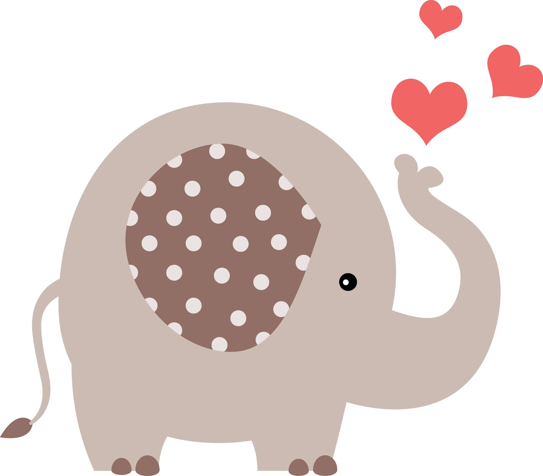 Elemento Elefante Cute Elefantinho Fofo Png (95)
