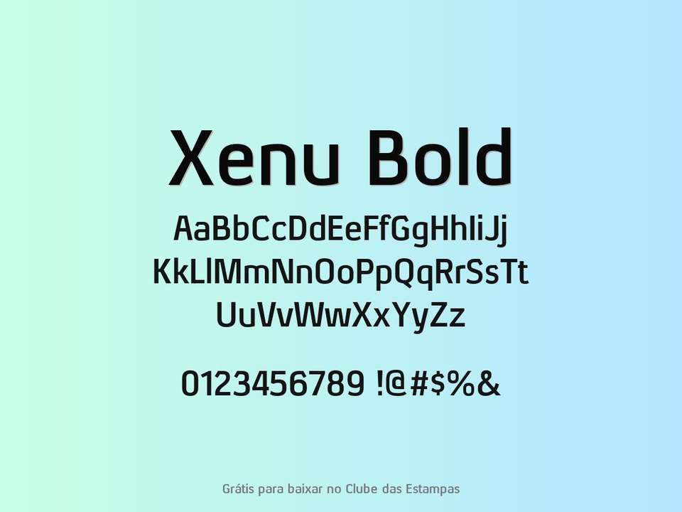 Fonte Xenu Bold Grátis Para Baixar