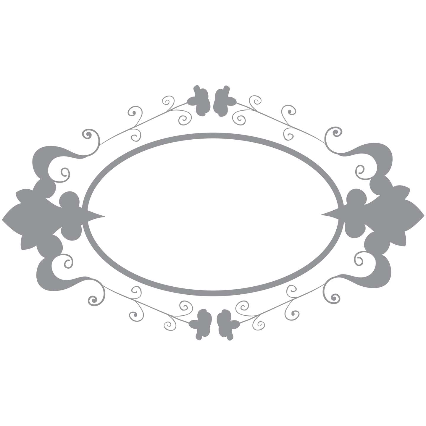 Moldura Decorativa Elegante Decoração Png Grátis Para Baixar