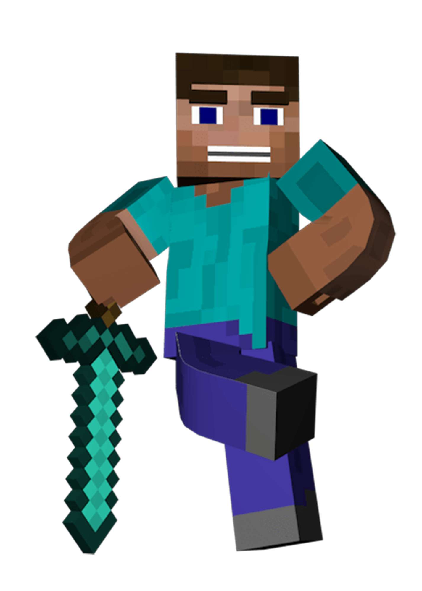 Guerreiro Pixelado Com Espada Verde Jogos Png Grátis Para Baixar