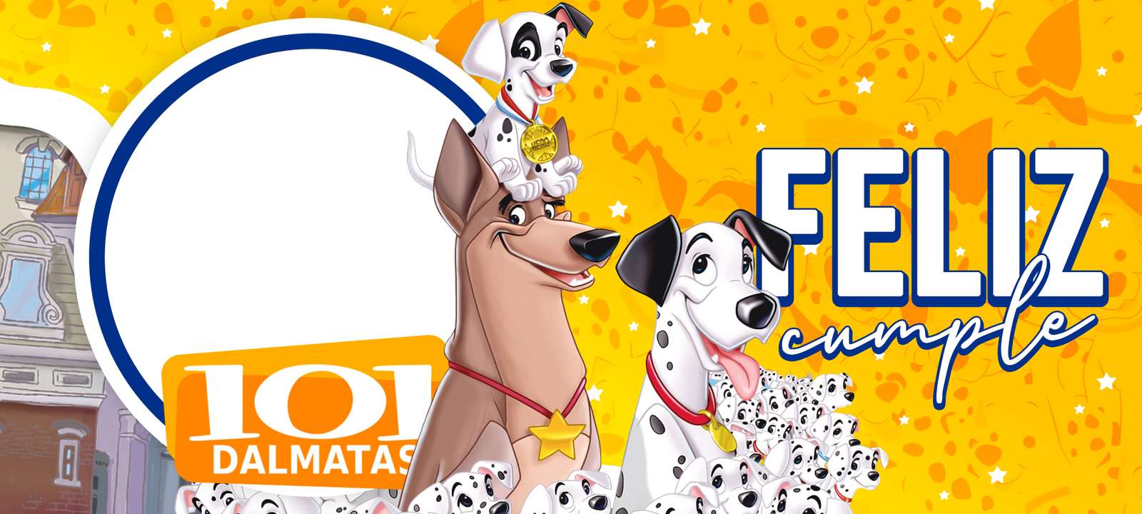 Feliz Cumple 101 Dalmatians Ilustração Desenho Animado Png Arte Para Caneca Grátis Pra Baixar Vetor