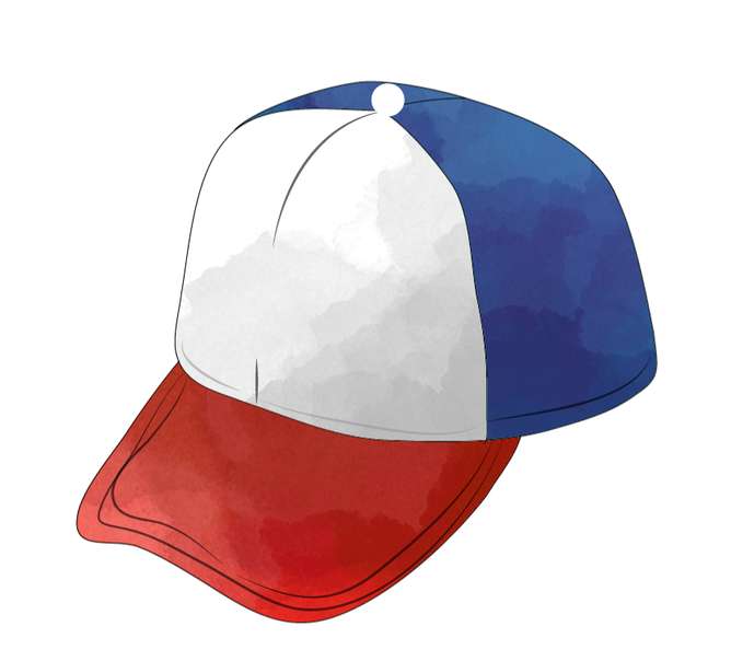 Boné Esportivo Azul E Vermelho Acessórios Png Grátis Para Baixar
