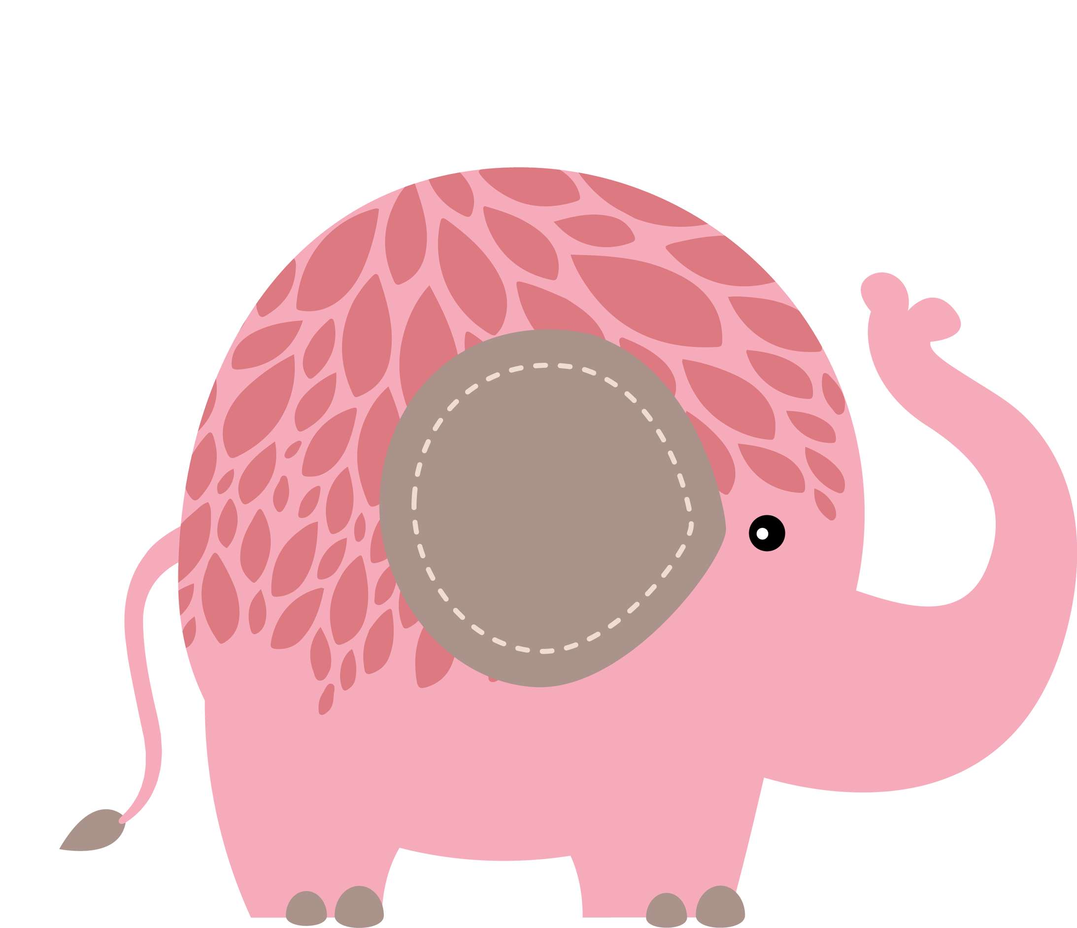 Elemento Elefante Cute Elefantinho Fofo Png (183)