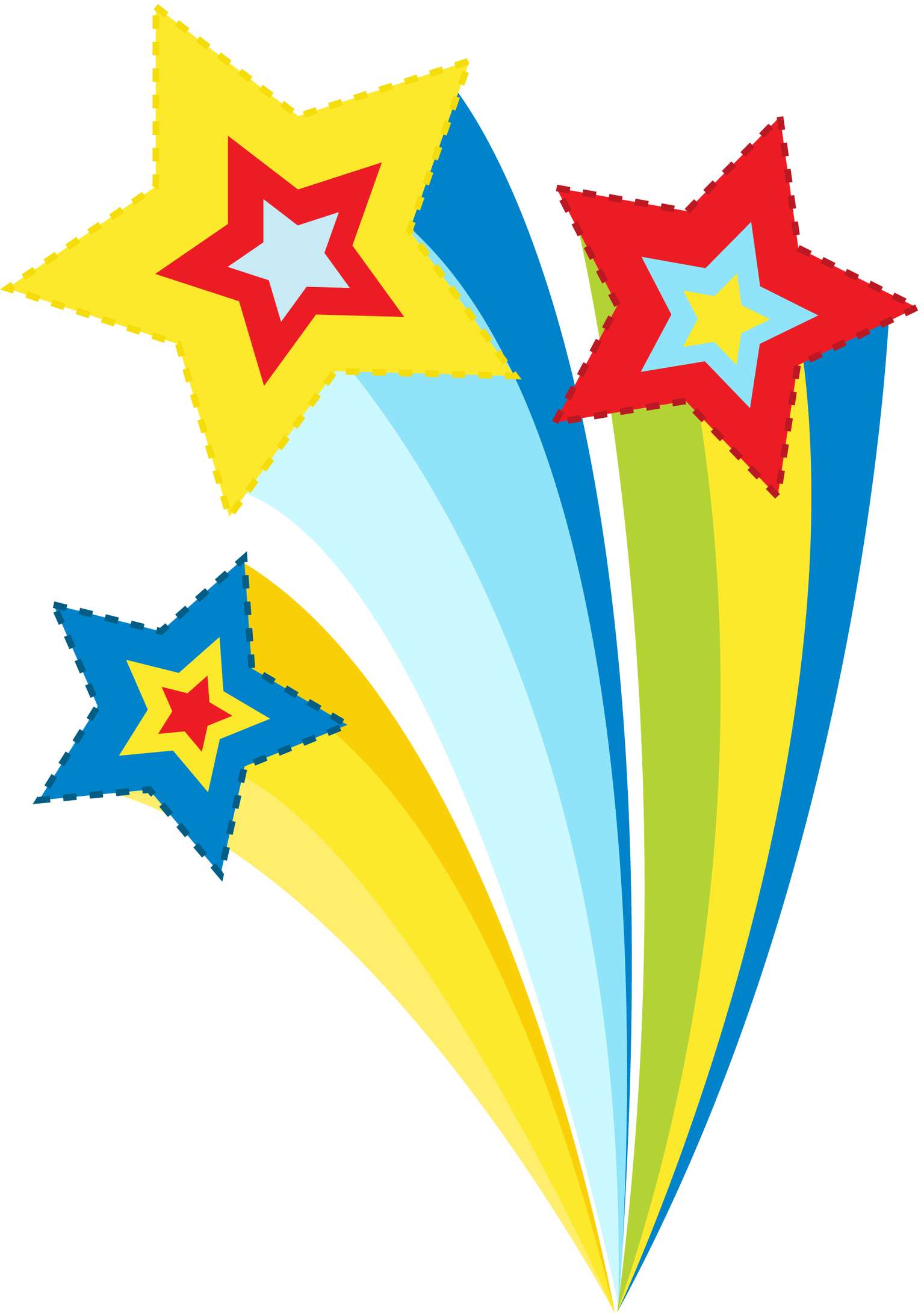 Emblema Estrelado Colorido Design Png Grátis Para Baixar