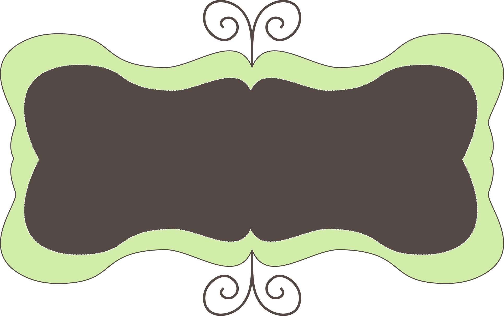 Moldura Banner Ornamentada Design Gráfico Png Grátis Para Baixar